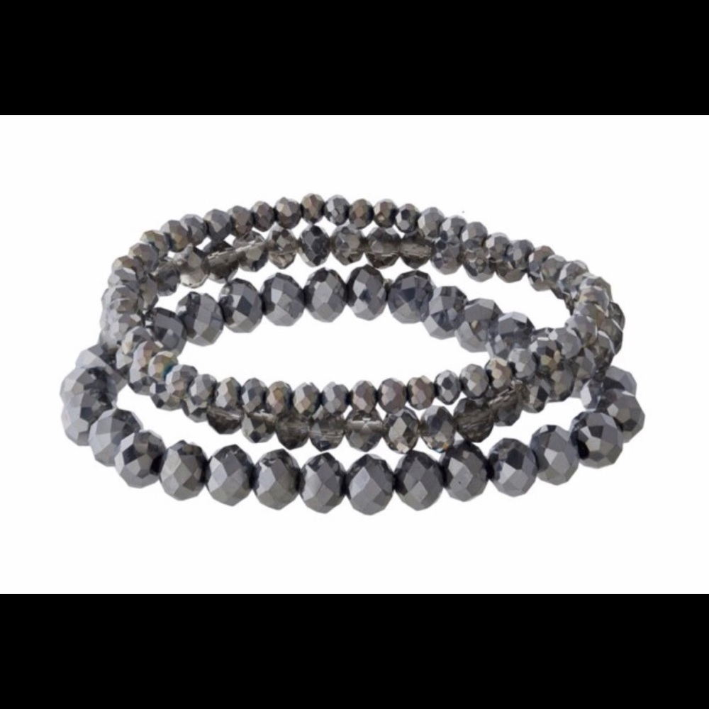 Silver Bracelet Stack
